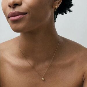 Astley Clarke Gold Star Pendant Necklace